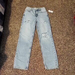 PACSUN Medium Indigo Size 25 90's Boyfriend Jeans NWT